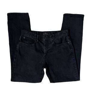 Lucky Brand 121 Heritage Slim Jeans Black Wash Size 32x32 Stretch Denim